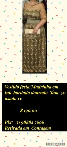 Vestido festa/Madrinha plus size