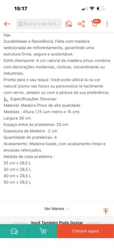 Estante de livros