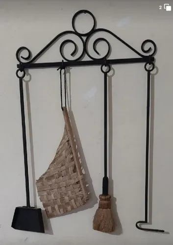 Suporte para limpeza de lareira 