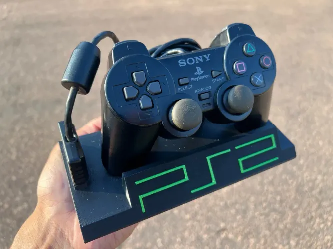 Controle play2 / PS2 - Original (C/Suporte)