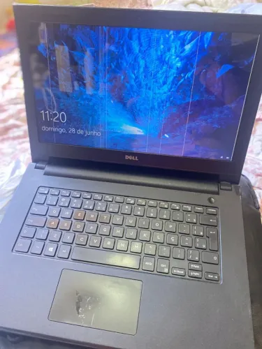 NOTEBOOK DELL INSPIRON 3442- Com defeito na tela (listras)- ideal para reparo ou retirada 