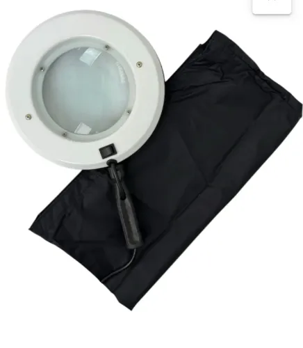 Lupa De Mão Slim Com Luz Wood Para Análise De Pele - Estek 