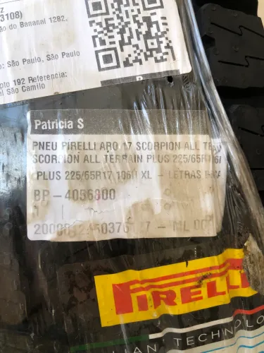 NOVO - Pneu Pirelli Aro 17 Scorpion Atr 225/65 R17