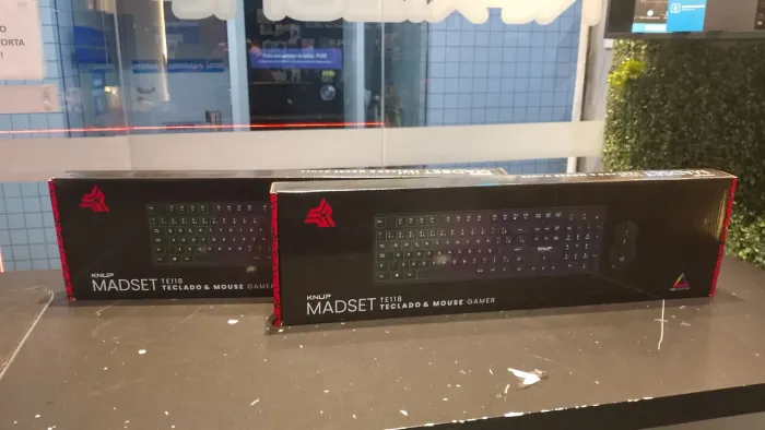 Kit teclado e mouse gamer knup madset TE118