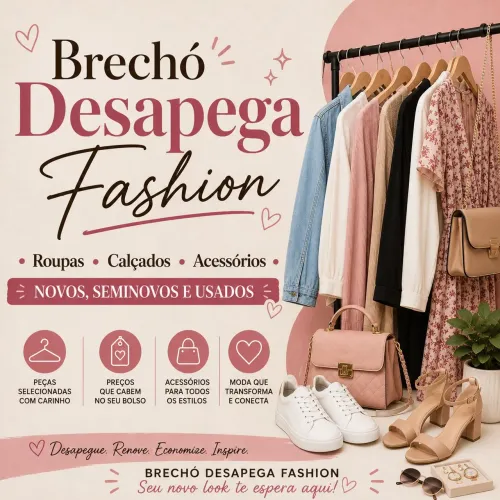 Brechó desapego fashion 