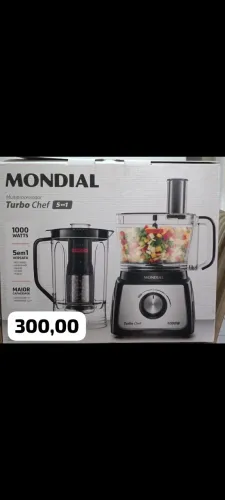 BAIXOOUUUU....PARA 250,00....Multi processador MONDIAL 5 em 1....zerado no plástico 