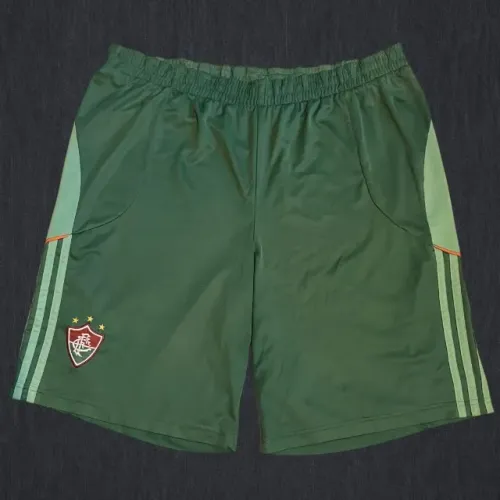 Calção Fluminense Adidas titular Verde 2010 Tamanho G - Oficial
