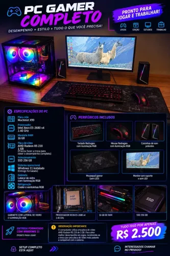 Cpu gamer completa