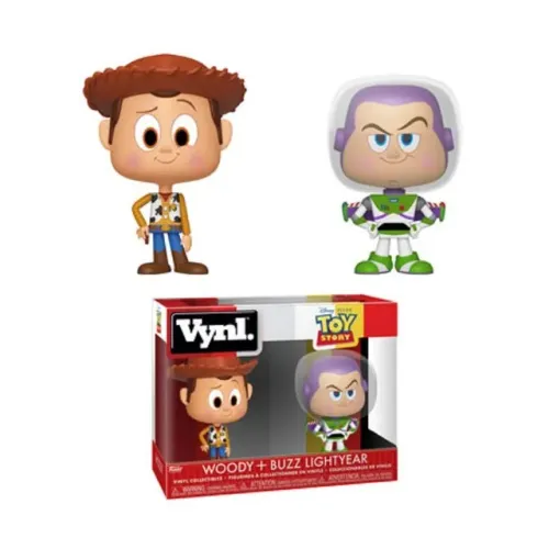 Bonecos Funko Vynl - Toy Story - Woddy e Buzz Lightyear - Original - Importado