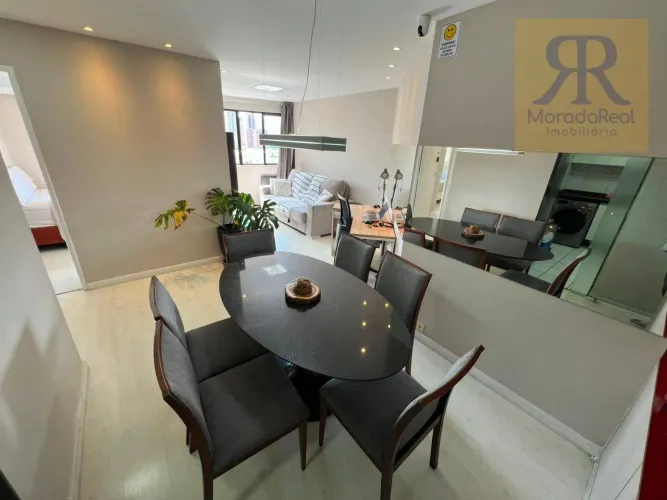 Apartamento alto padrão com 2 quartos e 100% mobiliado para alugar, 54m² por R$ 4.100/mês 