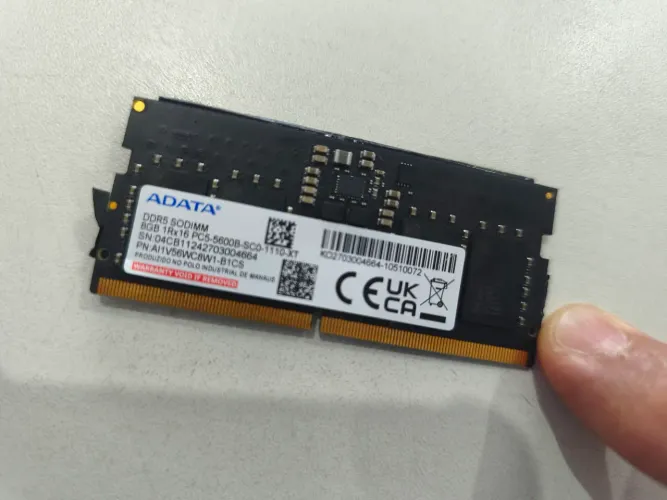 Memória RAM DDR5 8GB NOTEBOOK 