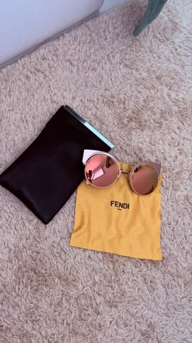 Óculos Fendi Eyeshine Rose Gold original 