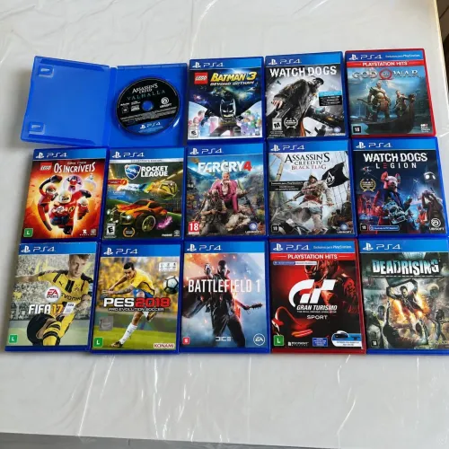 Jogos ps4, apartir de 50 reais