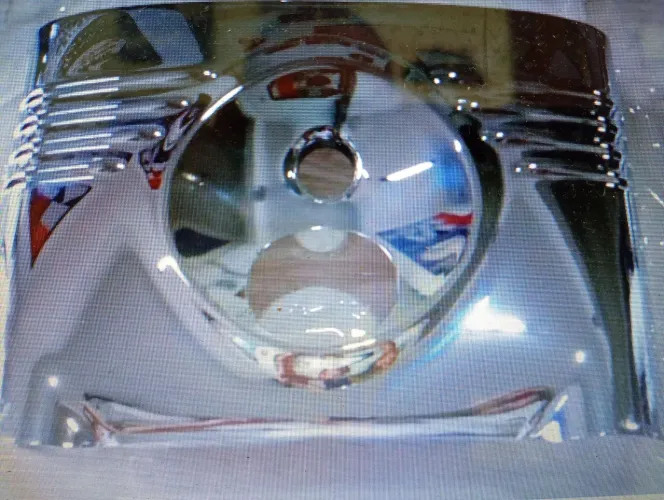 Painel Cromado frontal Suspensão/Farol Harley 