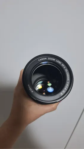 Lente Canon 55-250mm f/4-5.6 IS EF-S - Perfeito Estado!