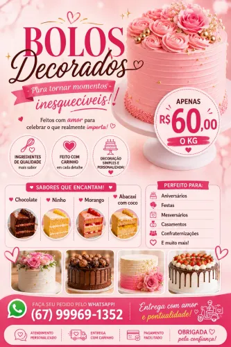 Bolos cake da jully
