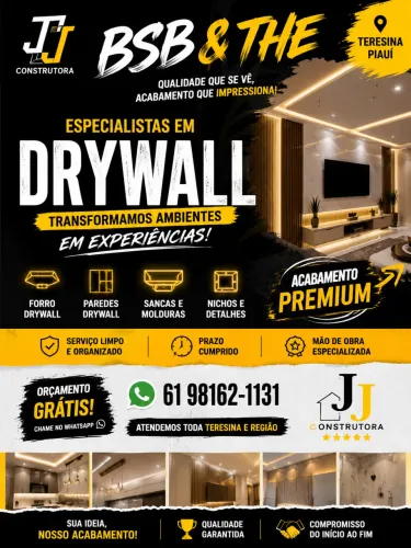 Dywall e revestimento orçamentos grátis