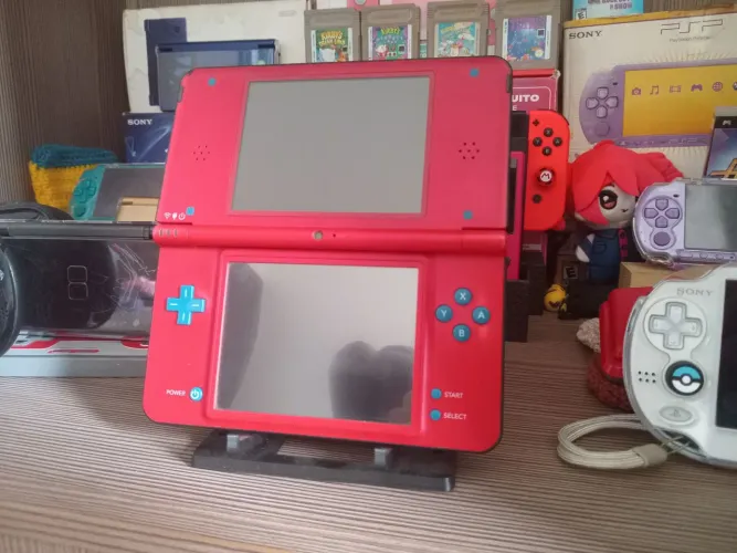 Nintendo DSi XL Edição Mário 25th Anniversary - MOD USB-C + Cheio de jogos