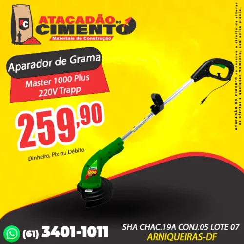 Aparador de Grama Master 1000 Plus 220V Trapp