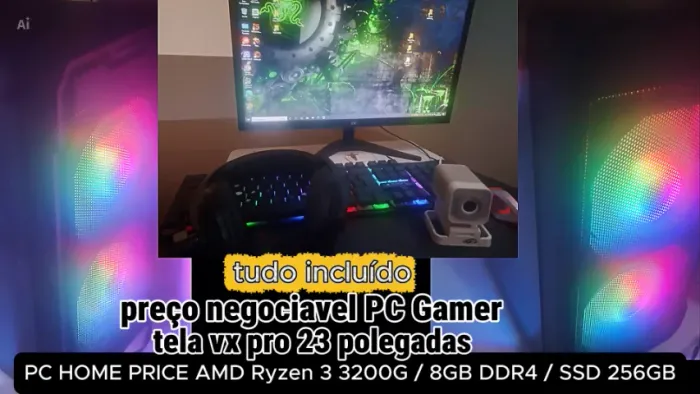 Vendo Pc gamer Preço negociavel tudo incluido
