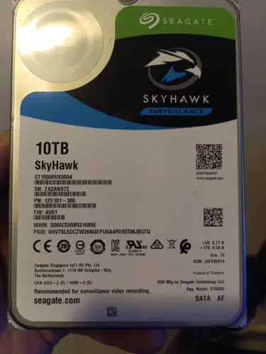 HD 10tb Seagate Skyhawk com defeito