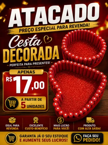 Vendo Cestas de E.V.A em atacado para montagens ?