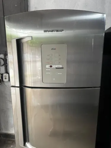 Geladeira inox frost free Brastemp ative