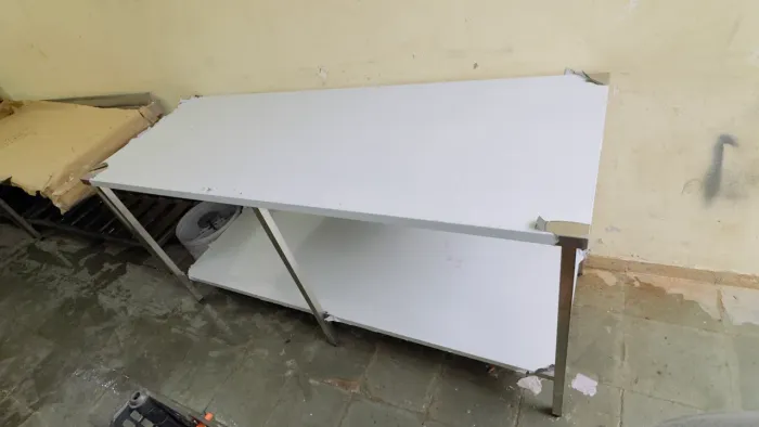 Mesa de inox 1,90 x 70cm