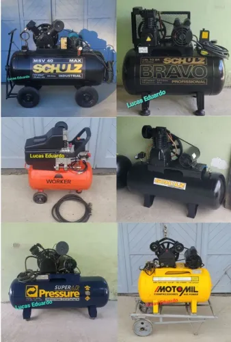 Compressores de ar 10, 15, 20, 30, 40, 60 pes