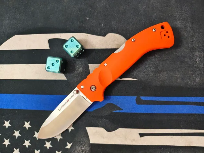 Canivete Cold Steel Ultimate Hunter CS30ULHRY 3.5" Carpenter CTS-XHP Blade Steel G10 ORG