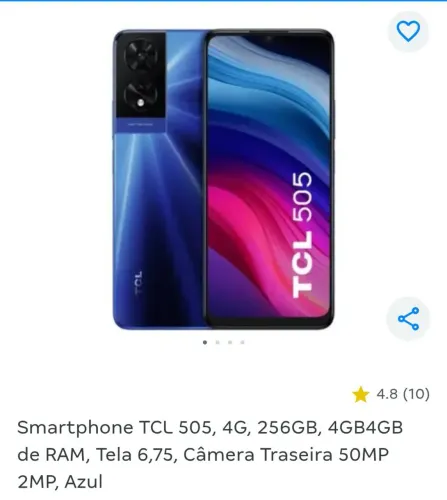 Smartphone TCL 505