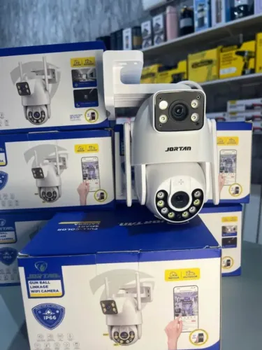 Câmera De Segurança Externa Dupla Ip Prova D'Água Wifi FULL Hd Com Visão Noturna E Infrave