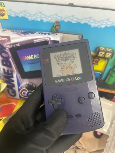 Game boy color roxo grape
