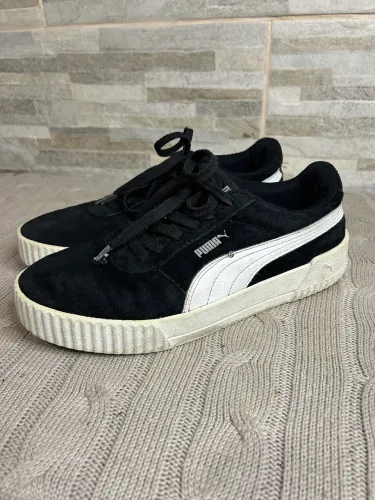 Tênis casual preto Puma Carina Bpd 39