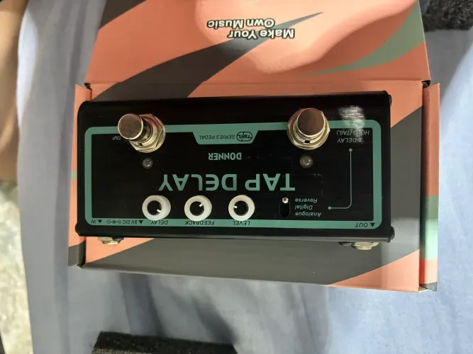 Pedal Tap delay donner (analogico, digital e reverse)