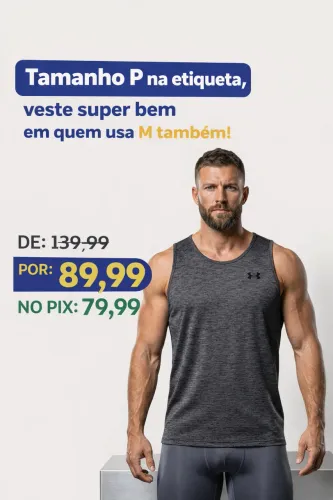 Camiseta regata masculina Under Armour original 