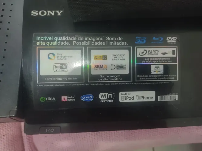 Vendo Home Twitter Sony 3D o mais completo da categoria funcionando perfeitamente R$ 880,0