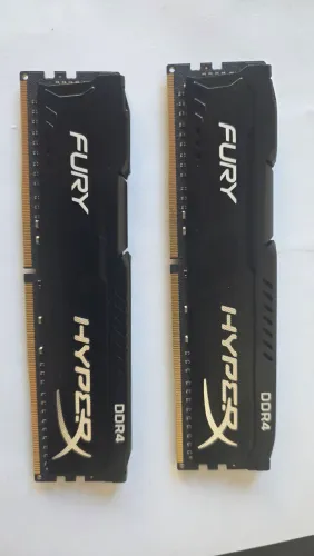 Memória RAM Kingston HyperX Fury 32GB (2x16GB) DDR4 2666MHz CL16