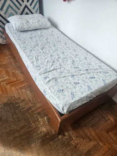 Cama Solteiro Madeira