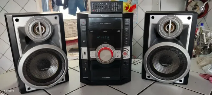 Raridade! System Panasonic SA-AK 270, Excelente Estado de conservação Cap 5 Cd's + tapeDek