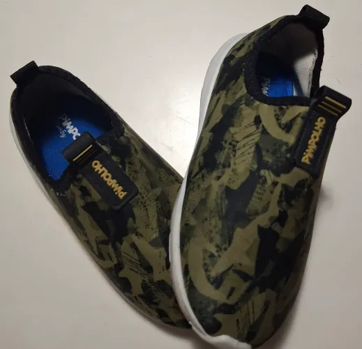 Tênis Calce Fácil Camuflado Pimpolho