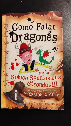 Como Falar Dragonguês (série Como Treinar O Seu Dragão) - Ótimo Estado<br>