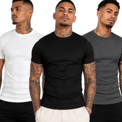 Camisa canelada AMERICANA 