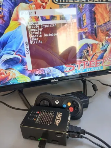 MiSTer FPGA Completo + SDRAM 128MB Terasic + SNACs (SNES, Mega, NES, PS1) + Fonte MeanWell