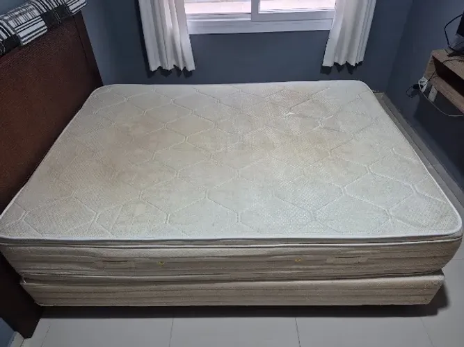 colchão de mola Herval mola ensacada Pillow Top 138x188x27
