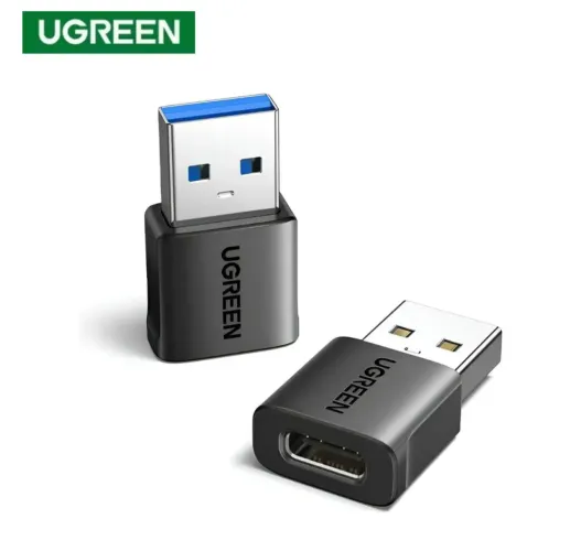 Adaptador Otg Ugreen, usb-c Fêmea Para Usb-a Macho Us701