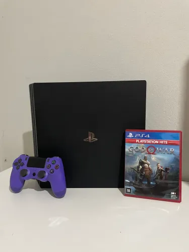 Ps4 pró - 1 terá - SEMI NOVO