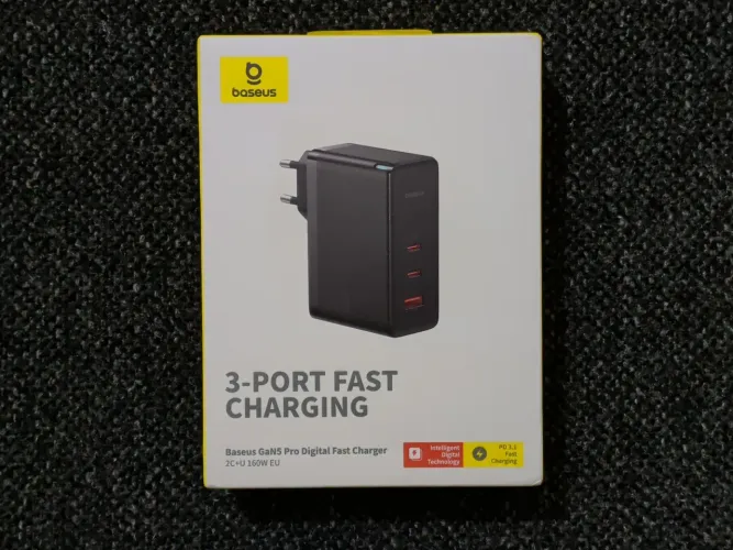 Carregador Super Rápido 160W Baseus