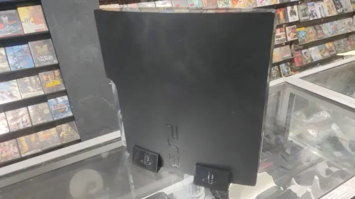 PS3 SLIM L28 TUNADO 500GB LEITOR BOM 100 JOGOS + RETRÔ 14 LOJAS CONTROLE ORIGINAL E CABOS