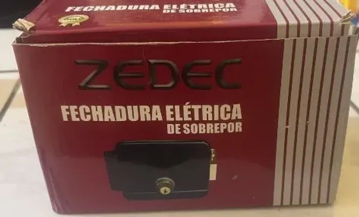 Fechadura Elétrica Portão 12v Zedec 3 Chaves Reversível